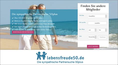 partnersuche ab 50|Singlebörse ab 50 